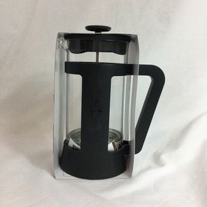Bialetti French Coffee Press Black 8 Cup Glass